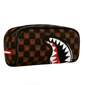 ספרייגראונד 2026 קלמר SHARKS IN PARIS WTF BUBBELE BROWN CHECK POUCH