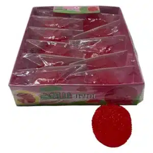 כדור סקווישי אדום עם מרקם מחוספס